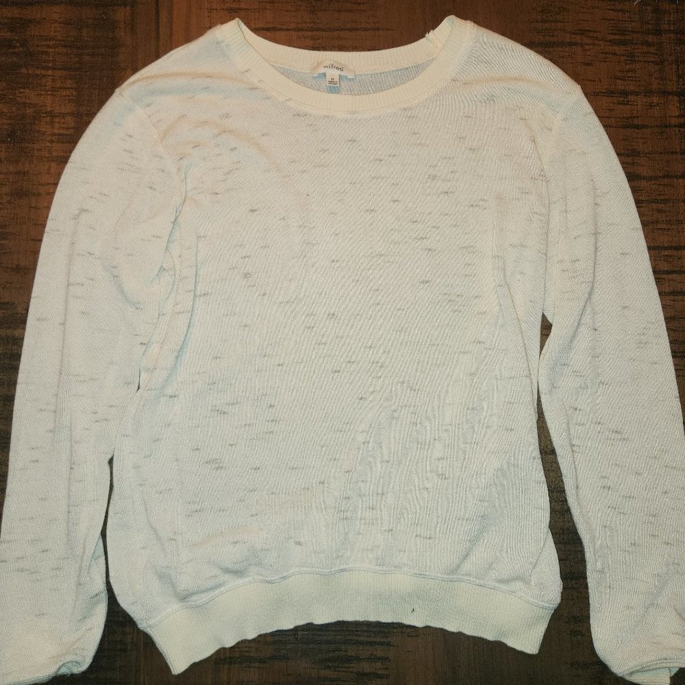 Aritzia Wilfred Cream Sweater